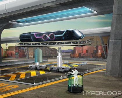 The Hyperloop could become a reality, taking passengers hundreds of miles in minutes. Image: Hyperloop Technologies. 